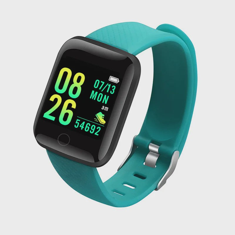 Smartwatch voor Heren & Dames: Fitness Tracker, Bericht Notificaties & Meer - Elektronisch Polshorloge