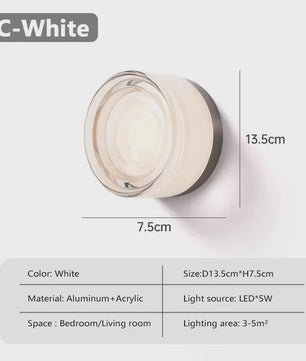 Nordic LED Wandlamp Jelly Design - Decoratieve Sfeerverlichting voor Hal, Studiekamer, Restaurant
