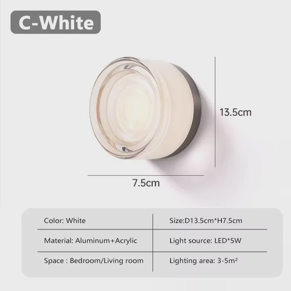 Nordic LED Wandlamp Jelly Design - Decoratieve Sfeerverlichting voor Hal, Studiekamer, Restaurant