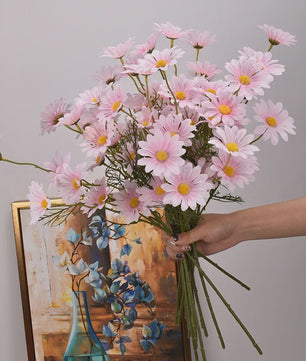 Kunstboeket Margrieten (3/5/10 stuks) - Zijde Kunstbloemen voor Decoratie