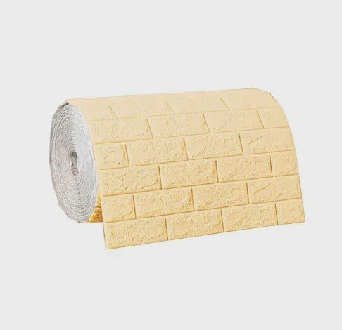 Retro 3D Muursticker Imitatie Baksteen - Zelfklevend Behang voor Woonkamer & Keuken