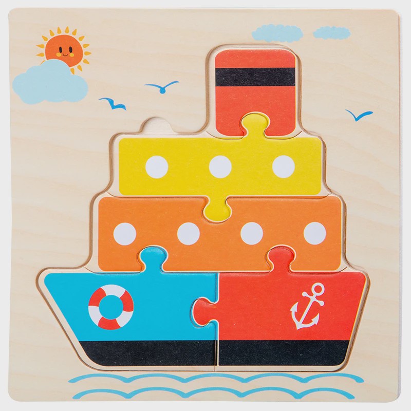 Houten 3D Puzzels voor Kinderen - Leerzaam Dieren Tangram Puzzel Speelgoed