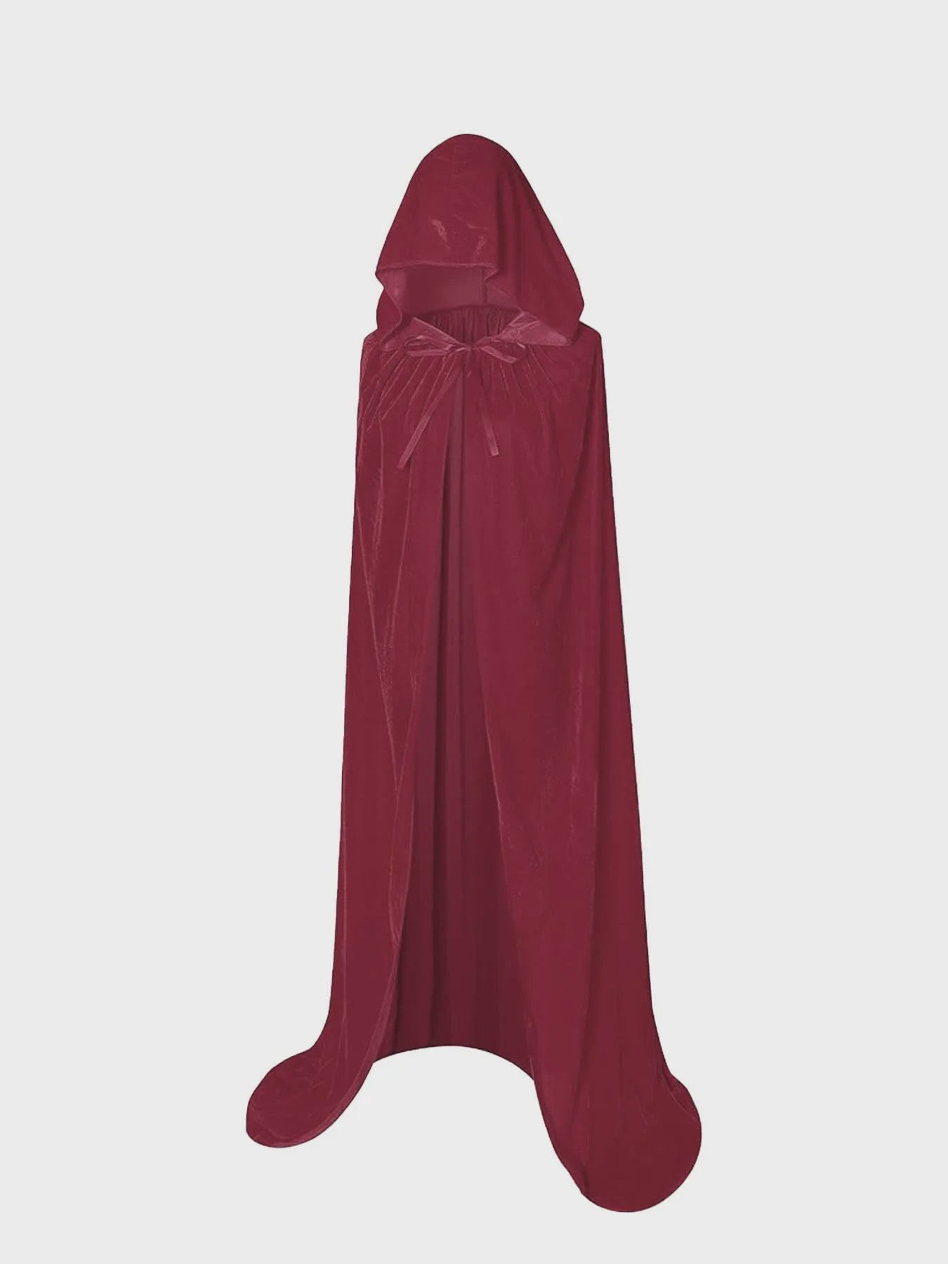 Luxe Fluwelen Cape met Capuchon - Middeleeuws, Heks, Vampier, Halloween & Cosplay Kostuum
