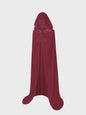 Luxe Fluwelen Cape met Capuchon - Middeleeuws, Heks, Vampier, Halloween & Cosplay Kostuum
