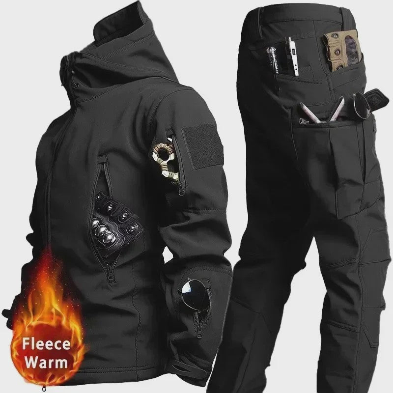 Tactisch Camouflage Heren Set - Waterdicht & Warm voor Buitenactiviteiten