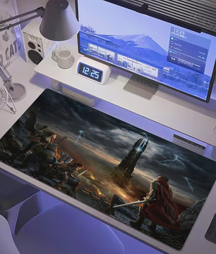 Grote Gaming Muismat XL - Lotrs Film Thema Deskmat voor PC & Bureau