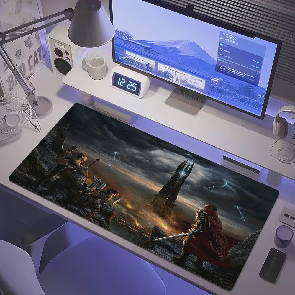 Grote Gaming Muismat XL - Lotrs Film Thema Deskmat voor PC & Bureau