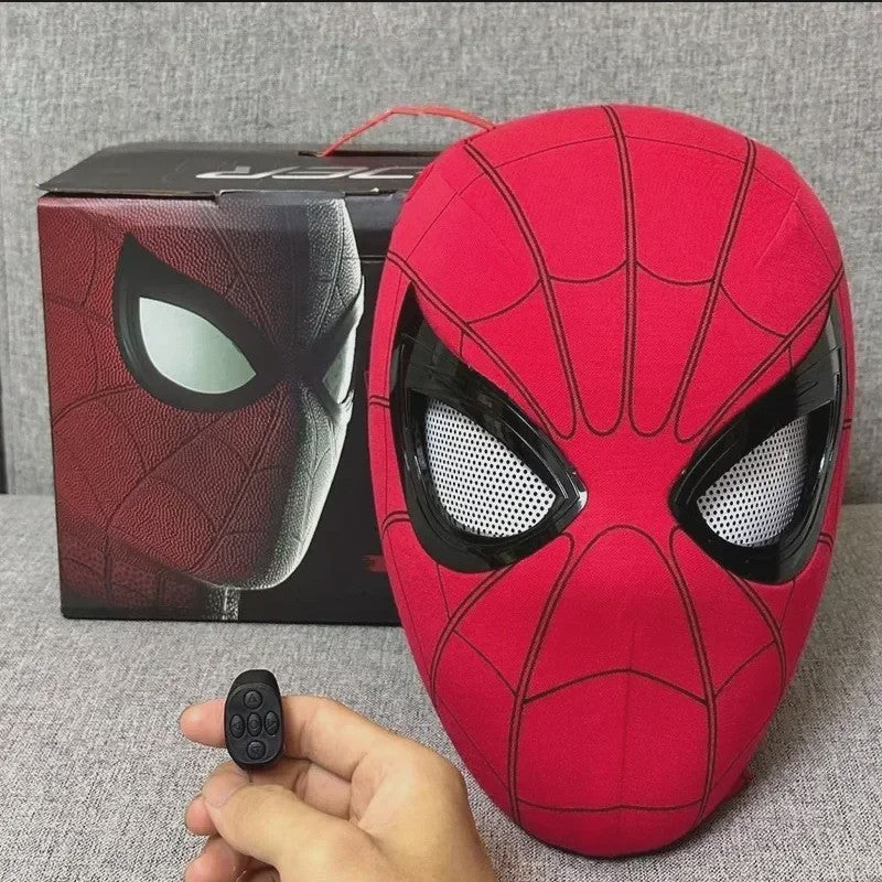 Miles Morales Spider-Man Masker met Bewegende Ogen - 1:1 Schaal Cosplay & Cadeau