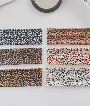 Elastische Dames Haarband met Panterprint - Stijlvol & Comfortabel voor Sport, Yoga en Dagelijks Gebruik