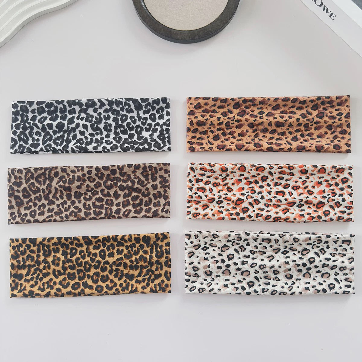 Elastische Dames Haarband met Panterprint - Stijlvol & Comfortabel voor Sport, Yoga en Dagelijks Gebruik