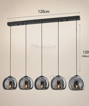 Moderne Glazen Hanglamp - Stijlvol Design voor Woonkamer, Eetkamer & Keuken