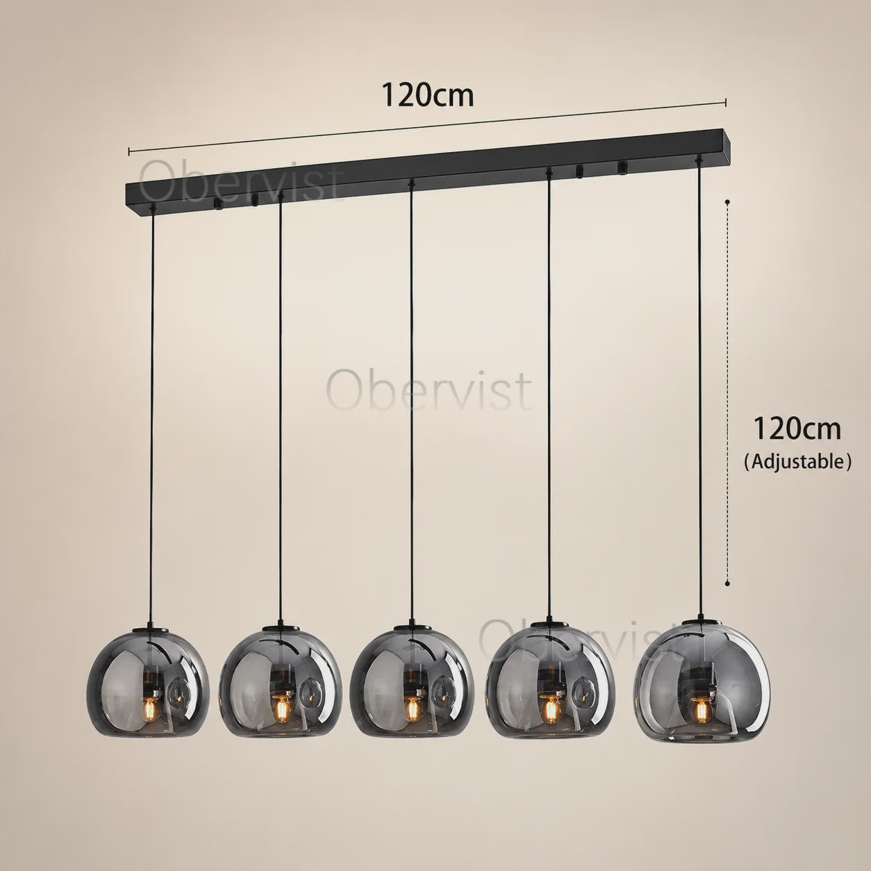 Moderne Glazen Hanglamp - Stijlvol Design voor Woonkamer, Eetkamer & Keuken