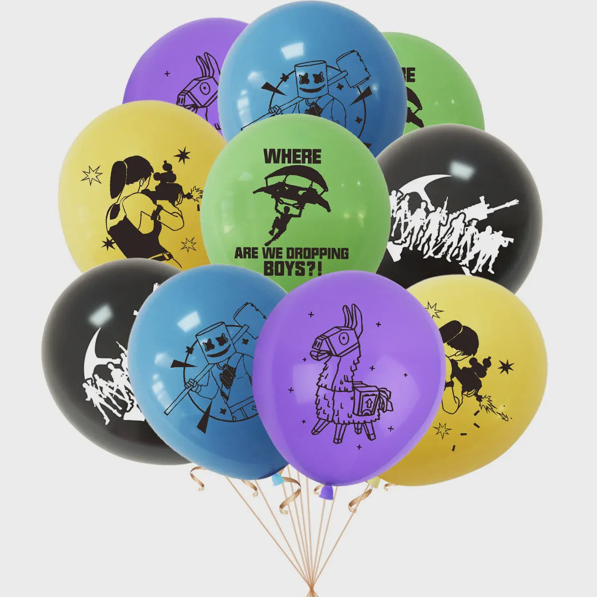 Feestdecoratie Fortnite & Llama Thema - Verjaardag, Babyborrel & Kinderfeest