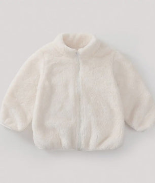Zachte Pluche Kinderjas - Warm & Stijlvol voor Herfst/Winter