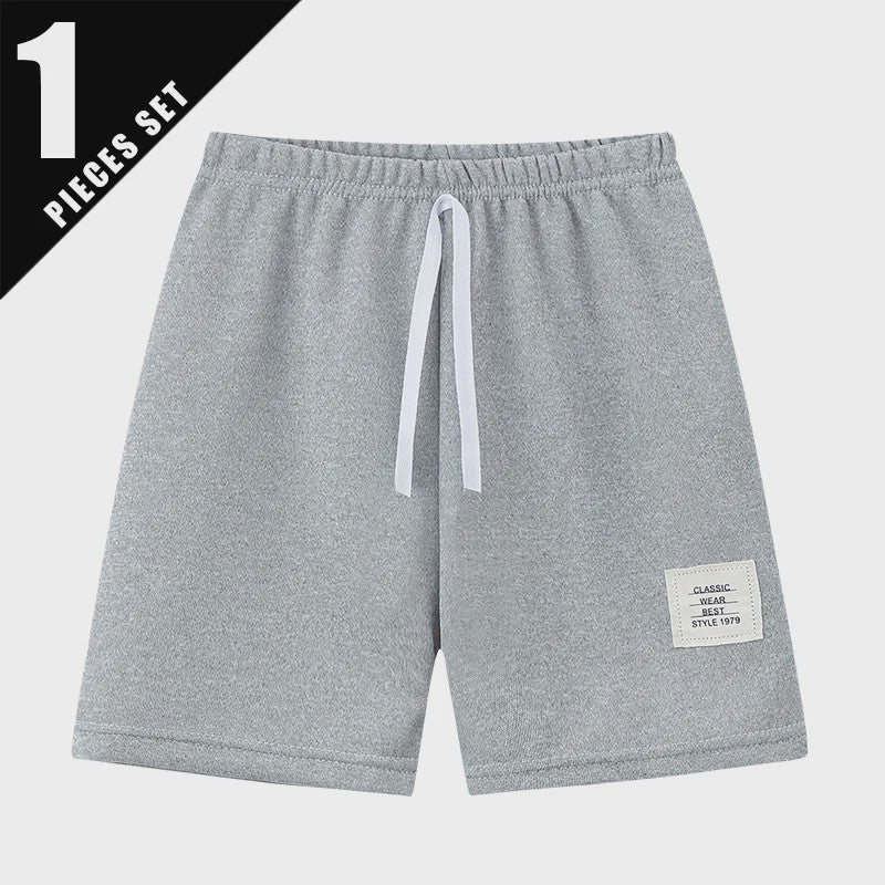 Comfortabele Kinder Shorts met Trekkoord en Elastische Taille - Jongens & Meisjes Casual Broekjes