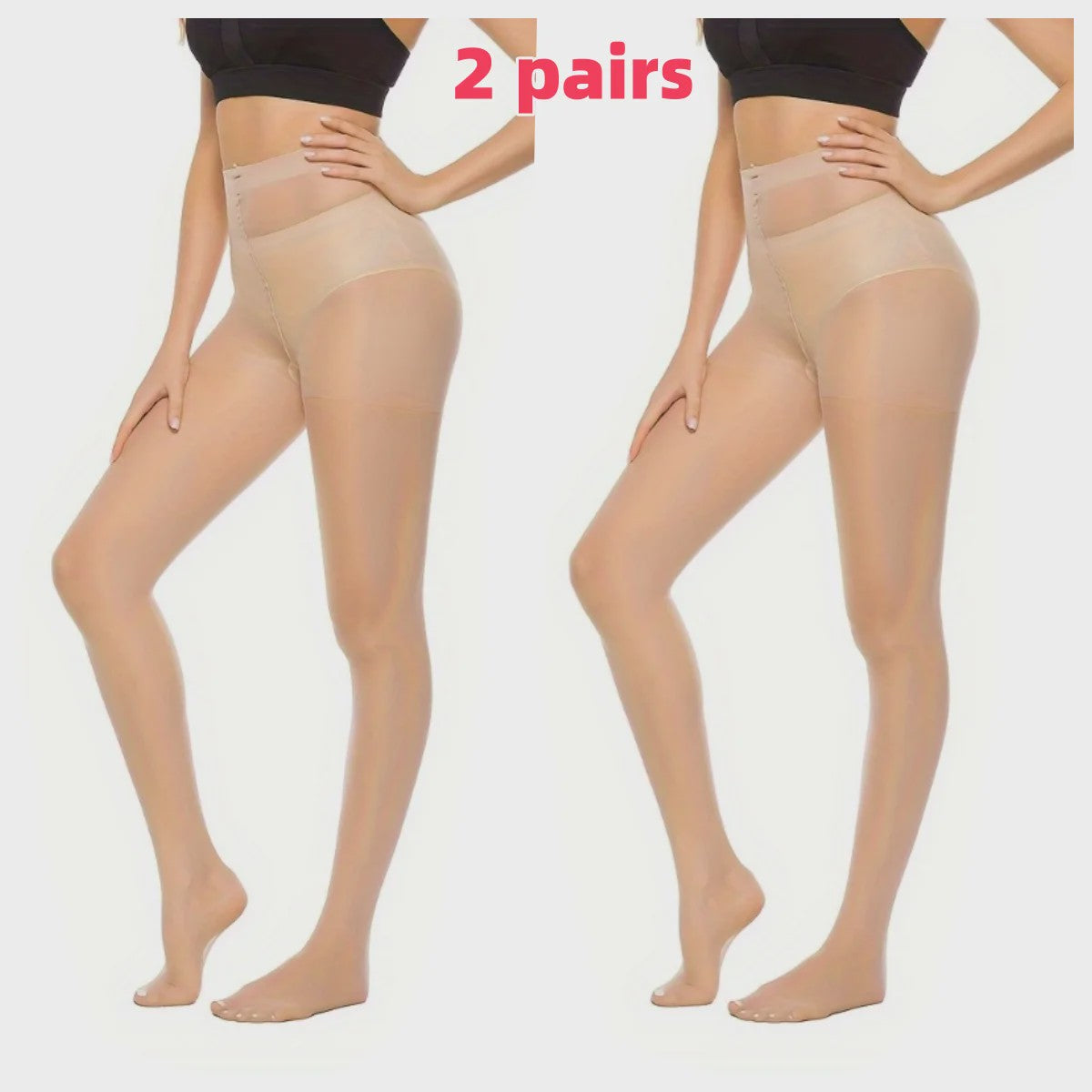 Dames Pantyhose & Leggings: 2/5/8/10 Paar - Zijdezacht, Anti-Haak, Ademend & Ultra-Dun
