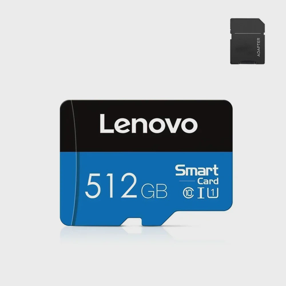 Lenovo Micro SDXC Kaart 1TB - Hoge Snelheid Klasse 10 UHS-I U1 A1 voor 4K Video, Telefoons, Camera's & Drones