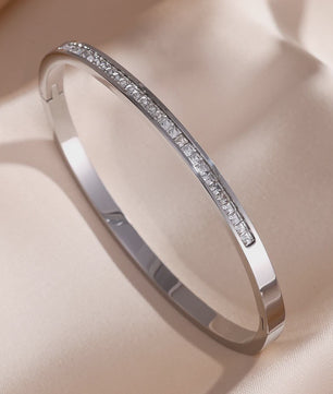 Luxe Zirkonia Armband Set - 5 Delig - Roestvrij Staal & Koper