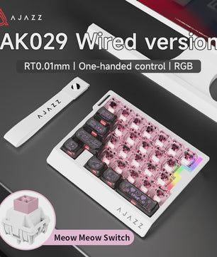 AJAZZ AK029 Mechanisch Gaming Toetsenbord - Compact, Hot-Swappable, One-Handed Esports