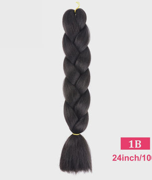 24 Inch Jumbo Braids Haarverlenging - Synthetisch Vlecht Haar in Kleurrijke Tinten