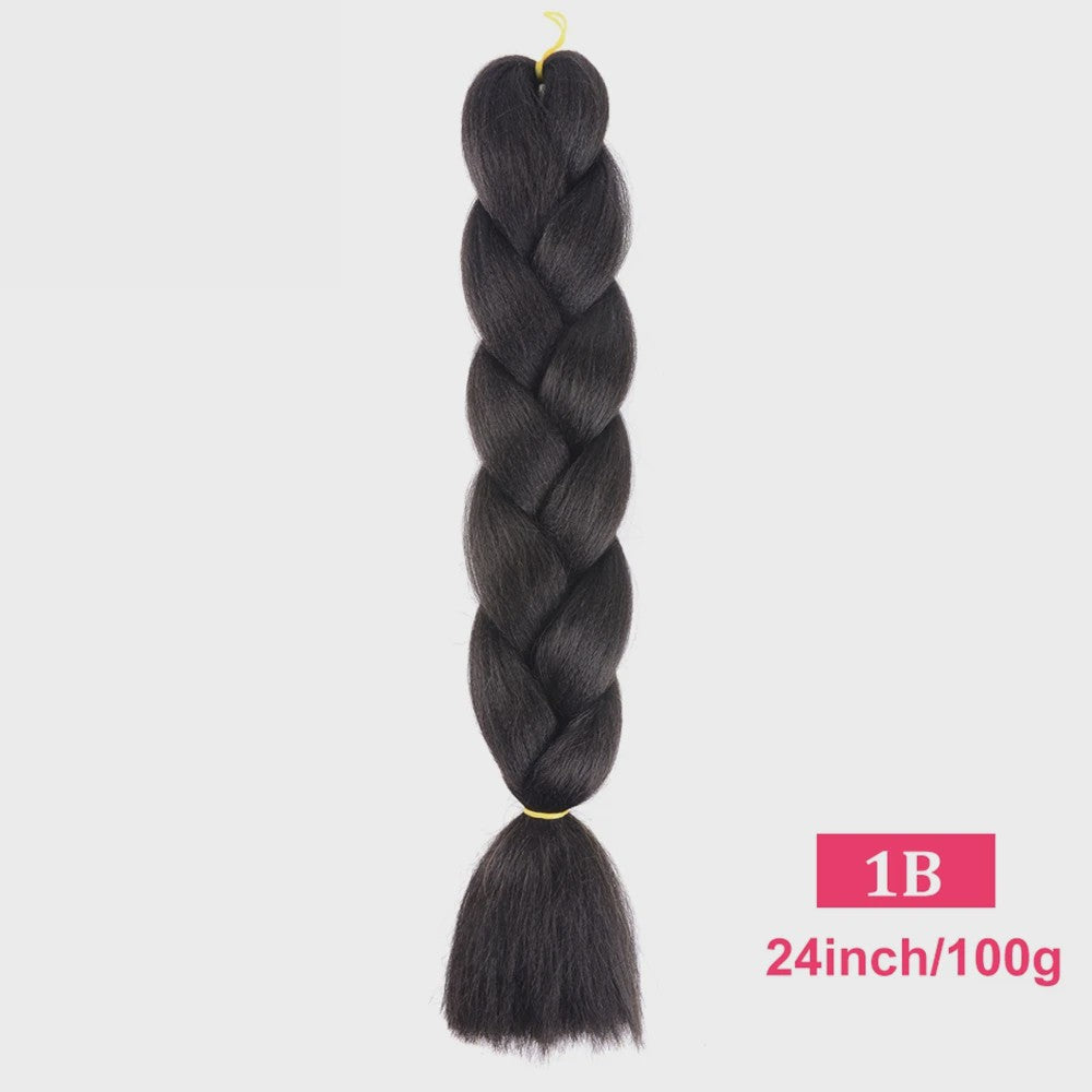 24 Inch Jumbo Braids Haarverlenging - Synthetisch Vlecht Haar in Kleurrijke Tinten