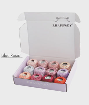 Rhapsody Pearl Cotton Garen Set - Maat 8 - 12 Bollen voor Haken, Borduren & Knutselen