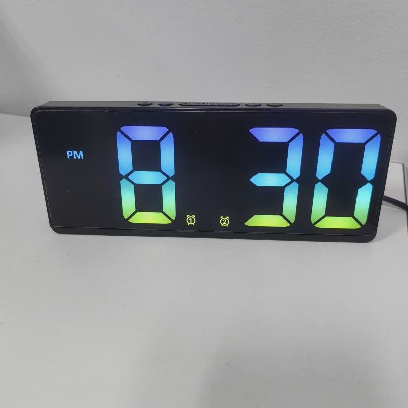 Digitale Wekker met Spraakbediening, Temperatuurweergave en Nachtmodus