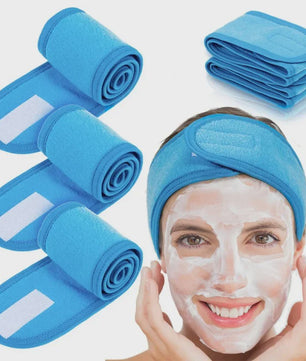 Verstelbare Make-up Haarband (5 Stuks) - Zachte Handdoekstof voor Gezichtsreiniging, Yoga & Spa
