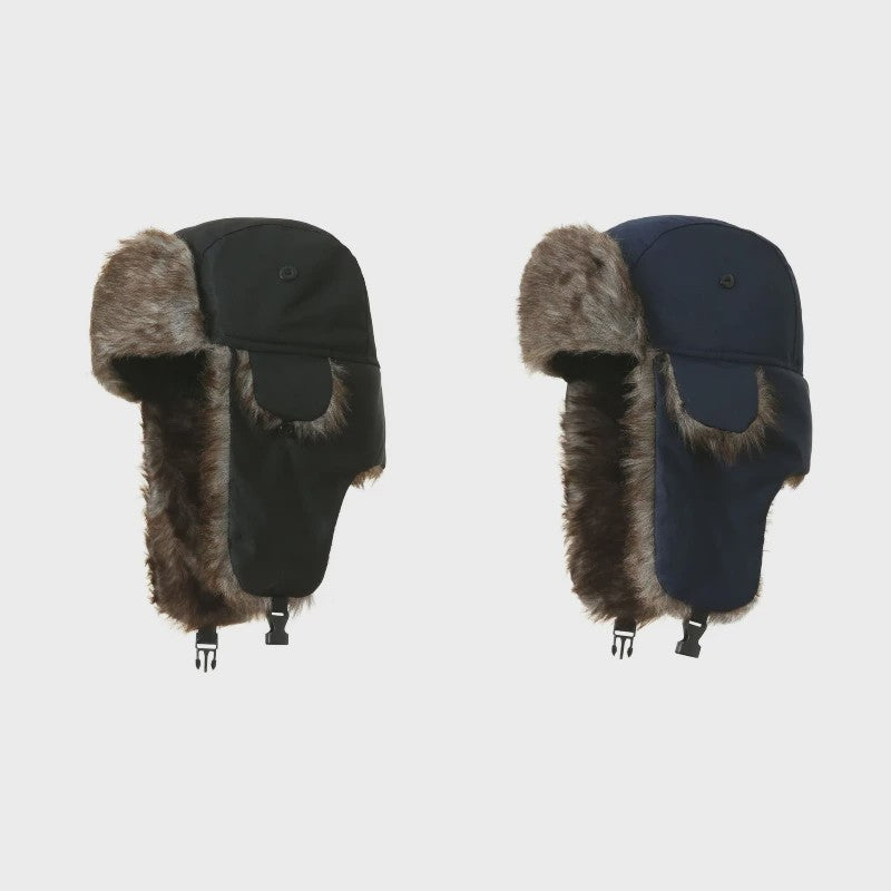Warme Ushanka Wintermuts voor Heren met Oorflappen - Russische Trapper Stijl