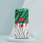 Transparante TPU Hoesje met Algerijnse Vlag - Schokbestendig voor iPhone (Diverse Modellen)