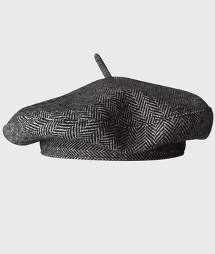 Stijlvolle Ruitjes Baret voor Dames - Retro Vliegende Schotel Hoed