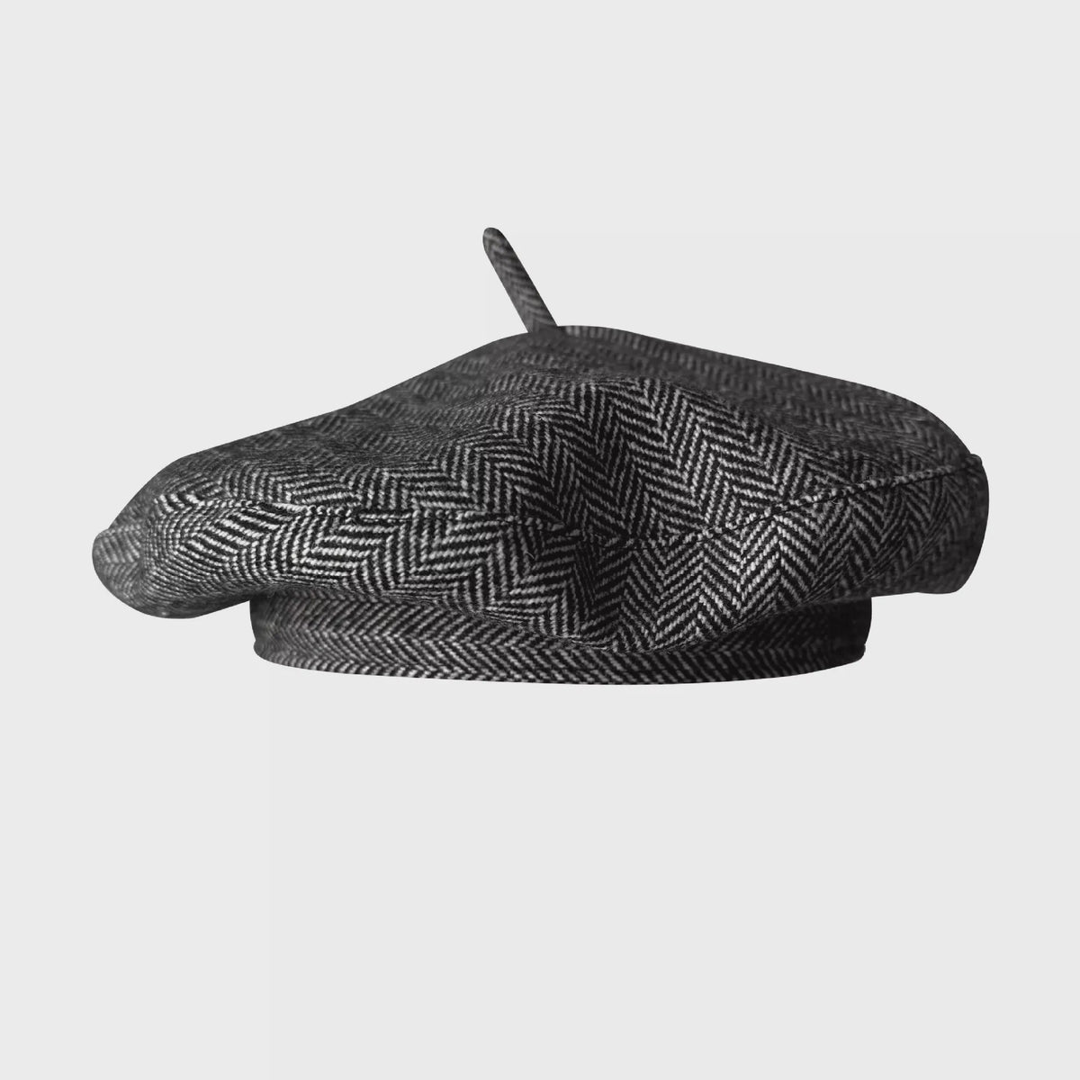 Stijlvolle Ruitjes Baret voor Dames - Retro Vliegende Schotel Hoed