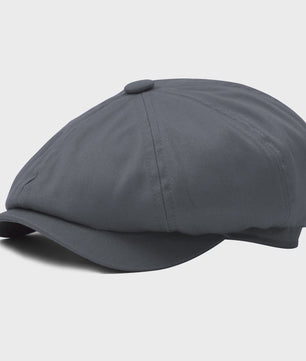 BOTVELA Heren Gatsby Pet van Twill Katoen - Stijlvolle 8-Panel Flat Cap