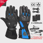 KEMIMOTO Verwarmde Motorhandschoenen - Waterdicht, Oplaadbaar & Warm voor de Winter