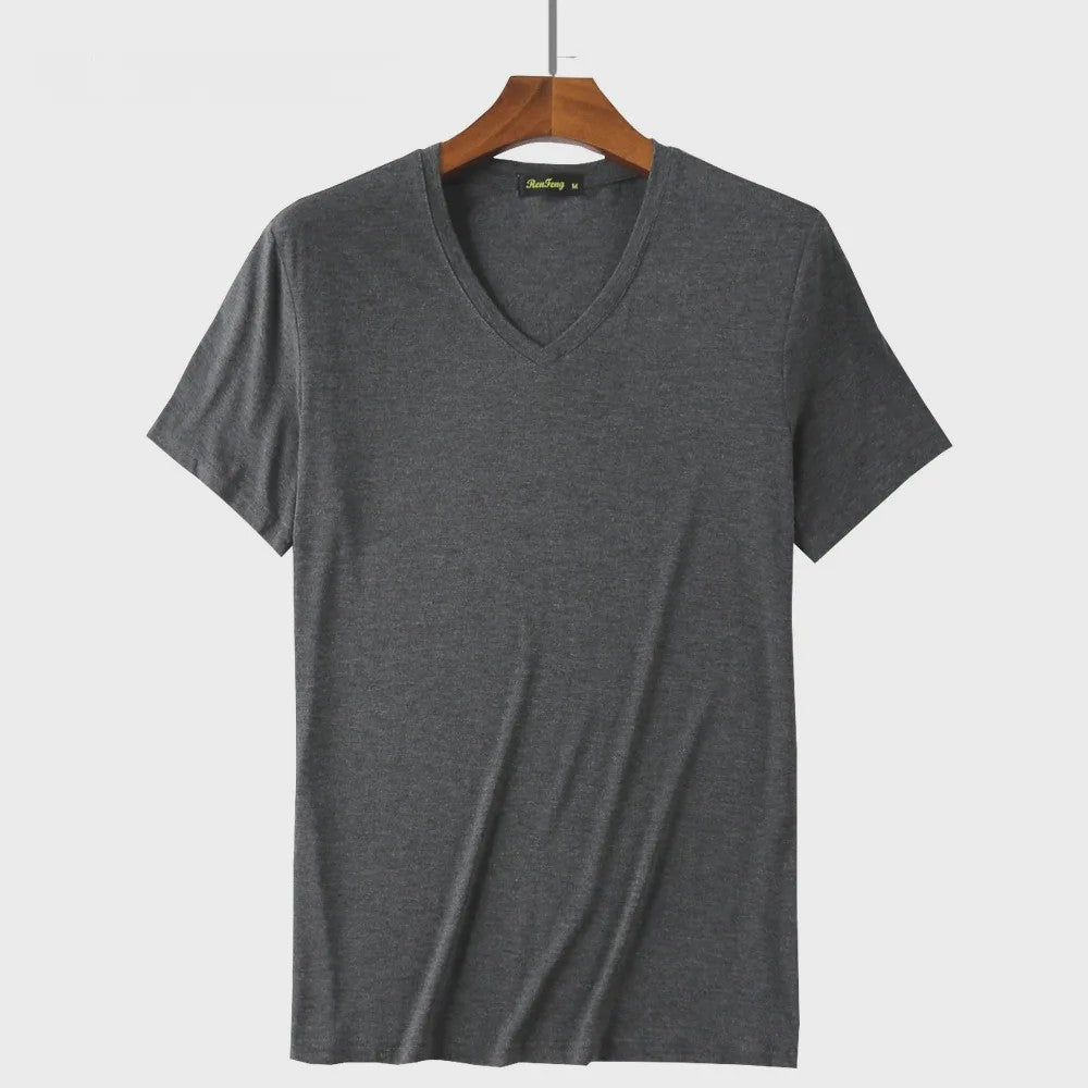 2-Pack Bamboe Fiber T-shirts Heren - Ronde Hals, Korte Mouw, Ademend & Zweetabsorberend