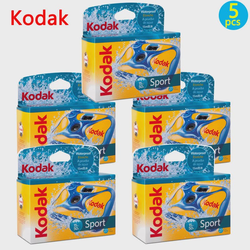 Kodak FunSaver Wegwerpcamera 35mm met Flits - Waterdicht - 27 Opnames