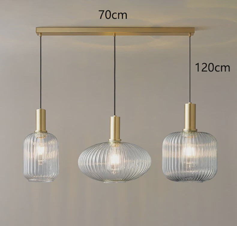 Moderne Glazen Hanglamp voor Eetkamer - Stijlvolle Plafondlamp
