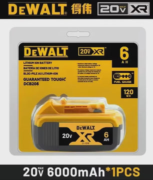 DeWalt 20V MAX XR 6.0Ah Lithium Accu - DCB206 - Snel Opladen