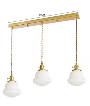 Japanse Glazen Hanglamp – Minimalistisch Nordic Design – LED E27 – Verstelbaar Snoer 200 cm – Sfeervolle Interieurverlichting