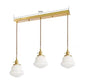 Japanse Glazen Hanglamp – Minimalistisch Nordic Design – LED E27 – Verstelbaar Snoer 200 cm – Sfeervolle Interieurverlichting