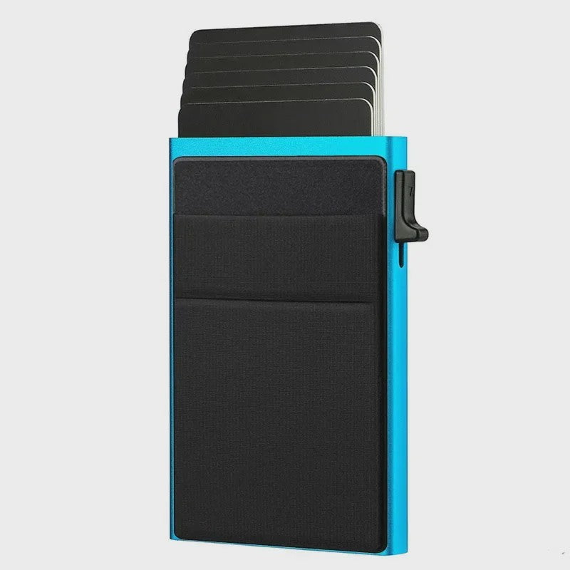 Slimme RFID Portemonnee Kaarthouder - Pop-up Aluminium Creditcard Wallet