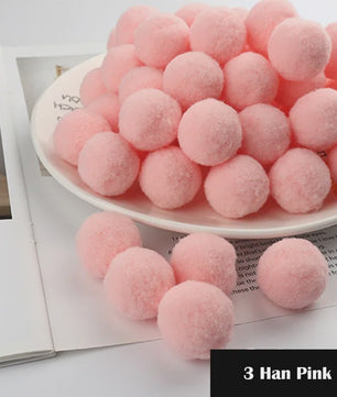 Mix van Zachte Pompoms (8-30mm) voor Knutselen, Decoratie & Speelgoed