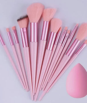 Professionele Make-up Kwasten Set: Zachte Kabuki & Blending Penselen voor Foundation, Poeder, Oogschaduw - Beauty Tools Kit