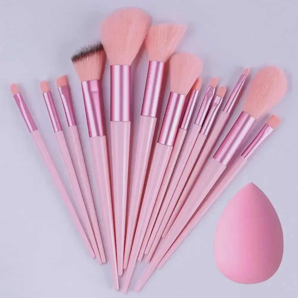 Professionele Make-up Kwasten Set: Zachte Kabuki & Blending Penselen voor Foundation, Poeder, Oogschaduw - Beauty Tools Kit