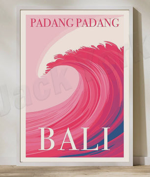 Indonesië Reisposters: Bali, Java, Komodo & Meer - Wanddecoratie Set