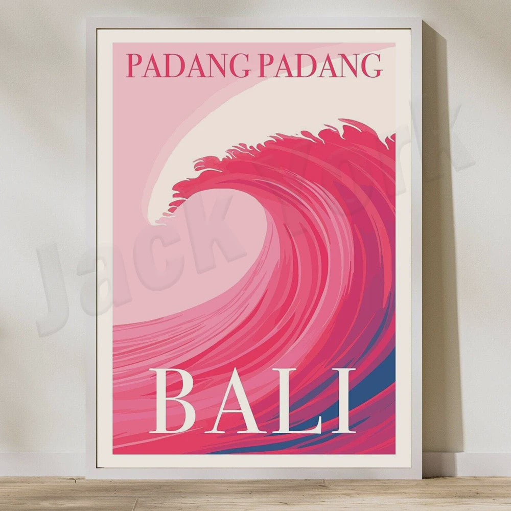 Indonesië Reisposters: Bali, Java, Komodo & Meer - Wanddecoratie Set