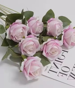 Kunst Rozen Takken - Realistische Kunstbloemen voor Bruiloft & Decoratie (1, 5, 10, 20 stuks)
