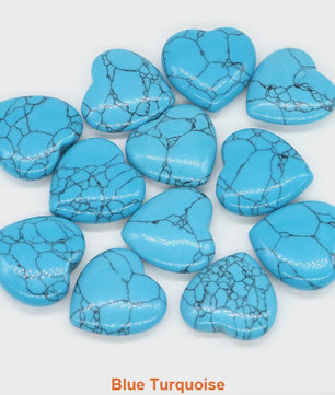 Natuurlijke Hartvormige Kristalstenen (20mm) - Amethist, Edelsteen voor DIY & Decoratie