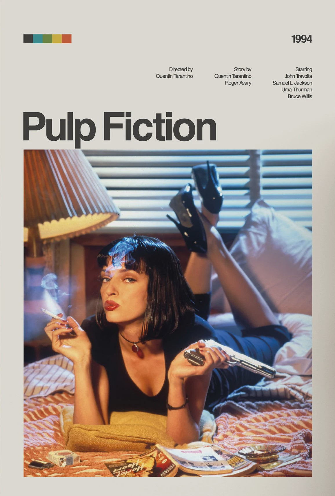 Iconische Film & TV Series Canvas Posters: Breaking Bad, Pulp Fiction, Goodfellas & meer