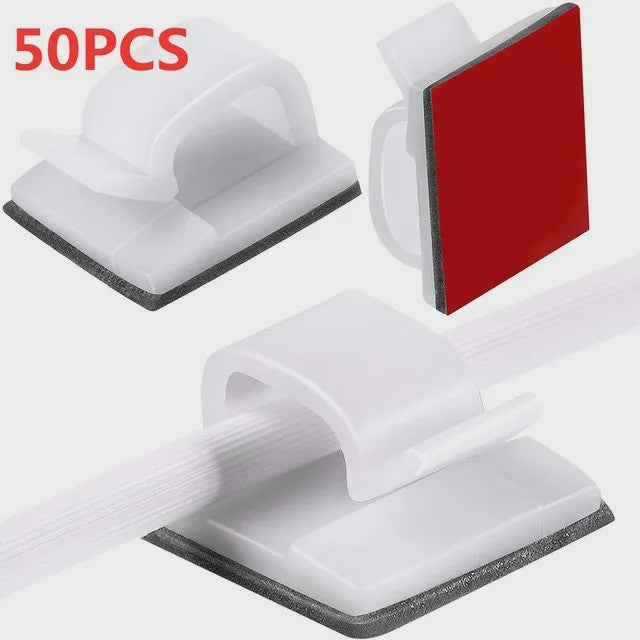 Kabel Organizer Clips - Houd je Kabels Netjes & Georganiseerd